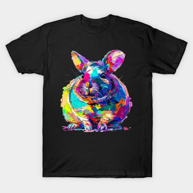 Bunny Colorful Pop Art Design Animal Lover Gift Idea T-Shirt by karishmamakeia